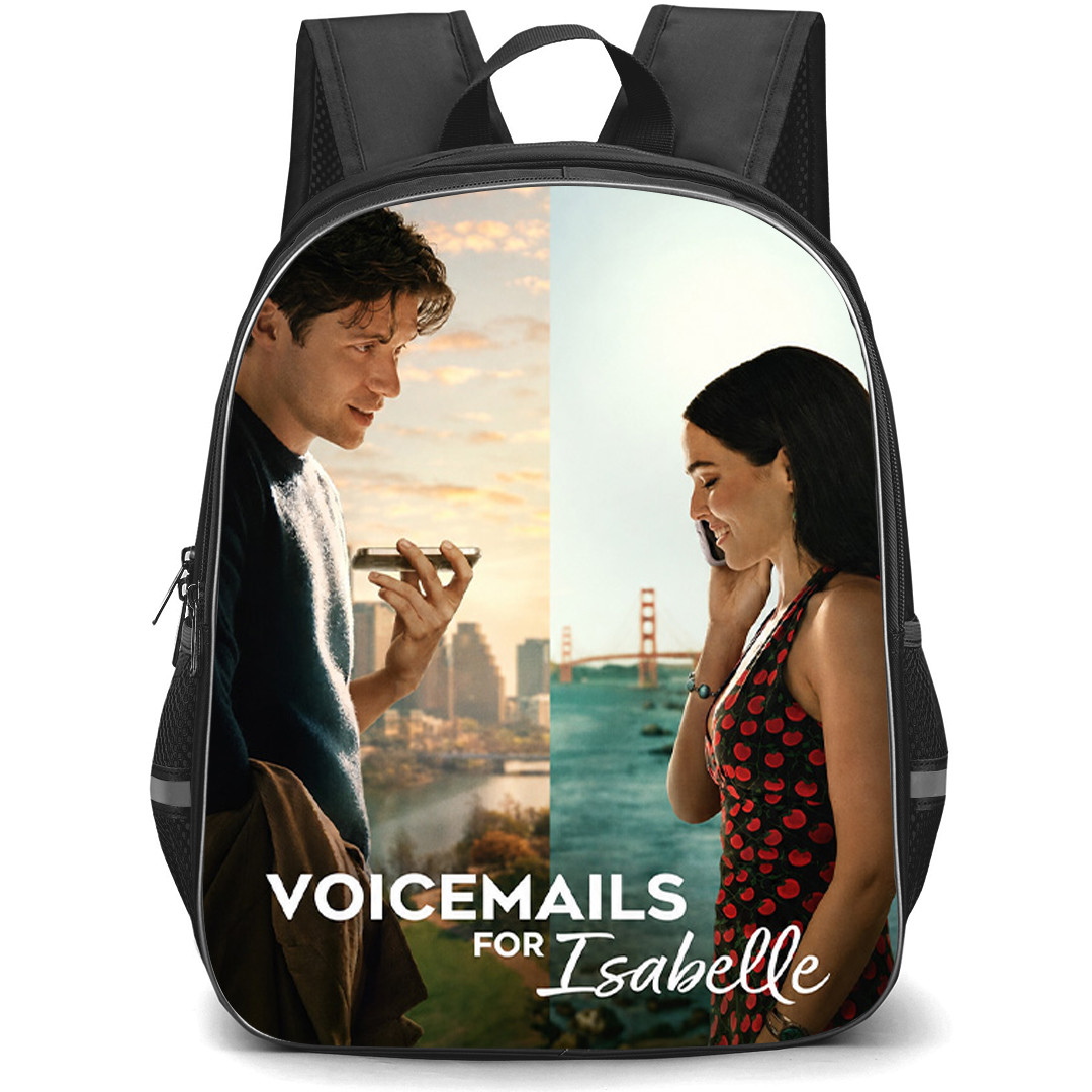 Voicemails for Isabelle Backpack School Bag StudentPack - Voicemails for Isabelle Split Screen Love Story Poster