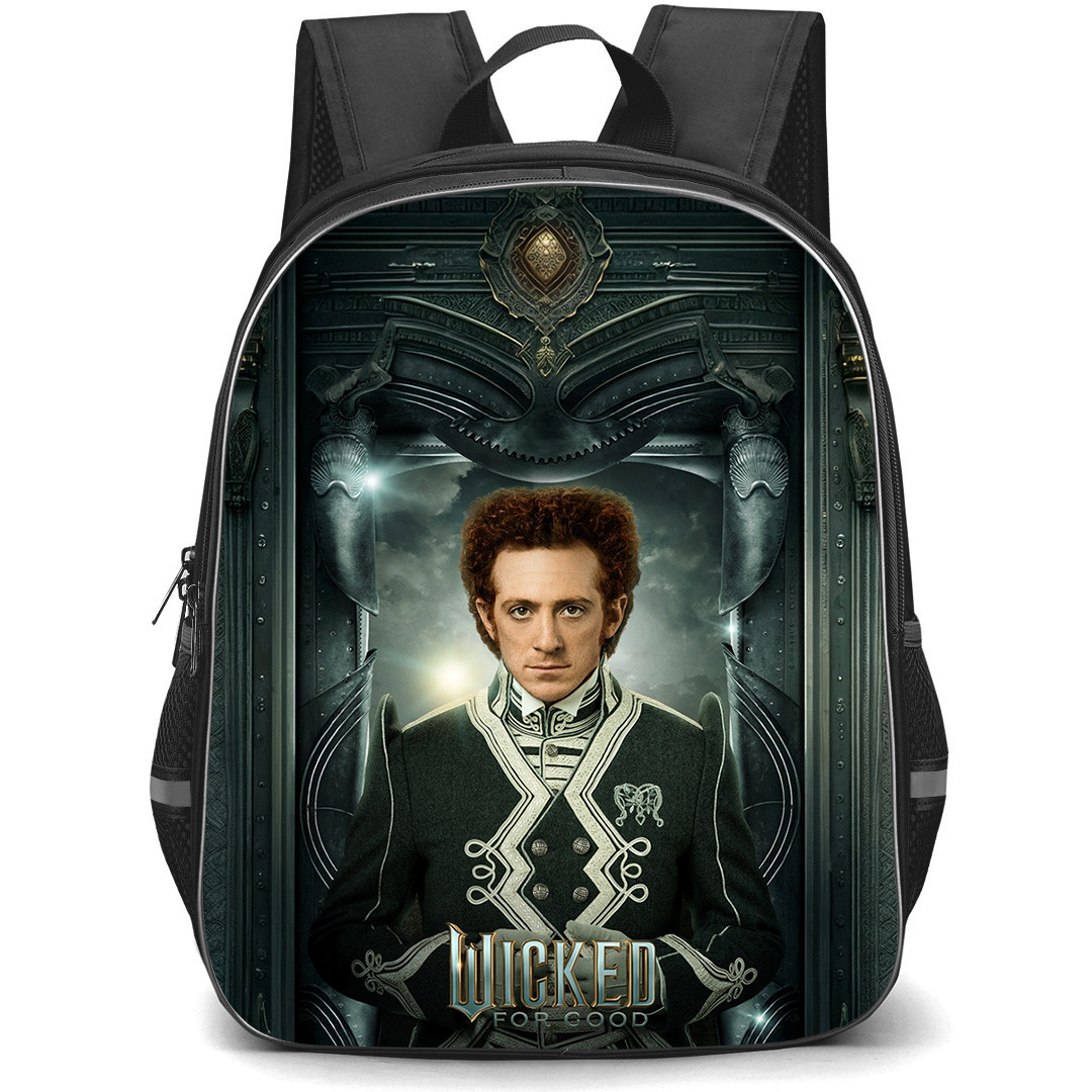Wicked Backpack School Bag StudentPack - Wicked For Good BOQ Profile Poster with Green Background