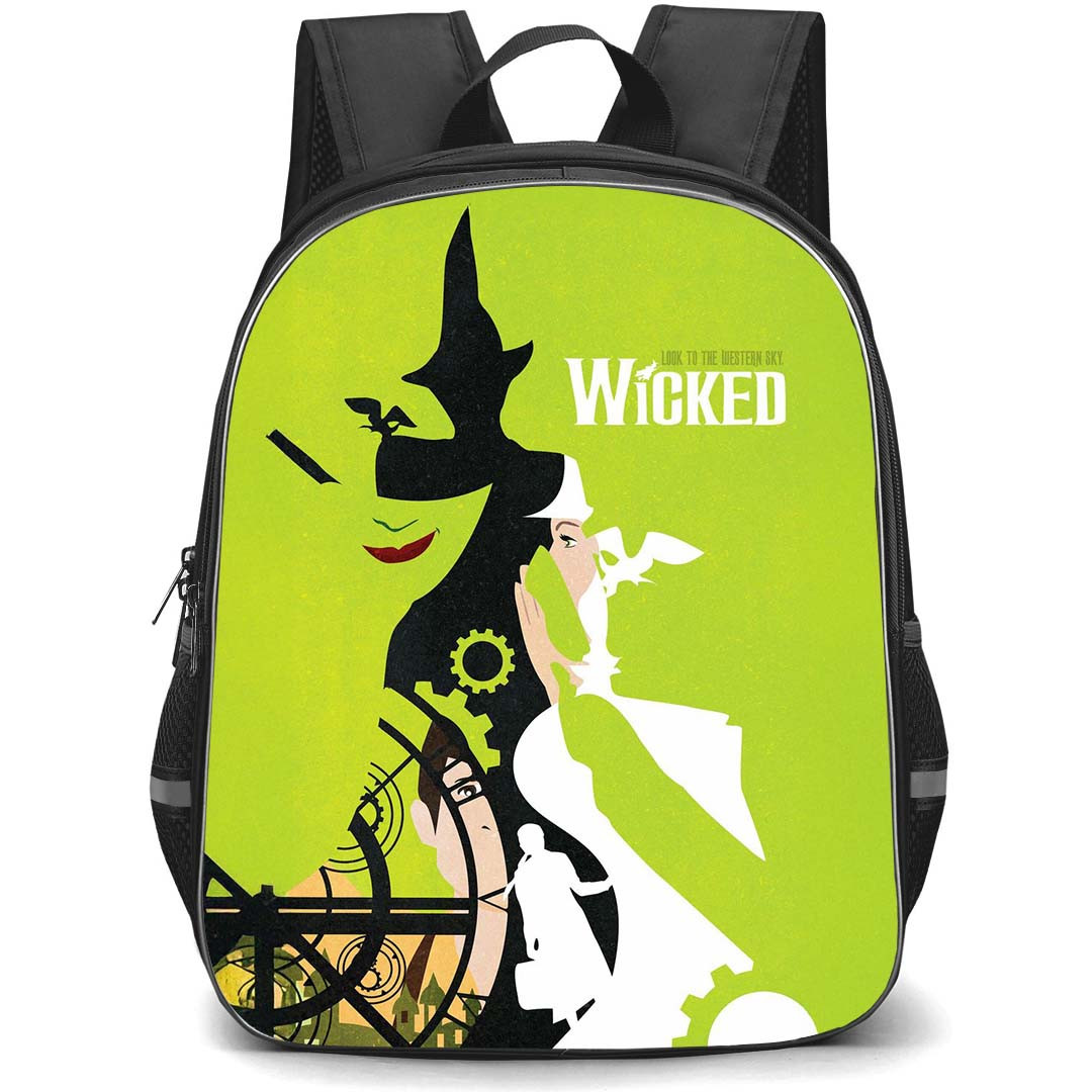 Wicked Backpack StudentPack - Wicked Cartoon Art Green Poster