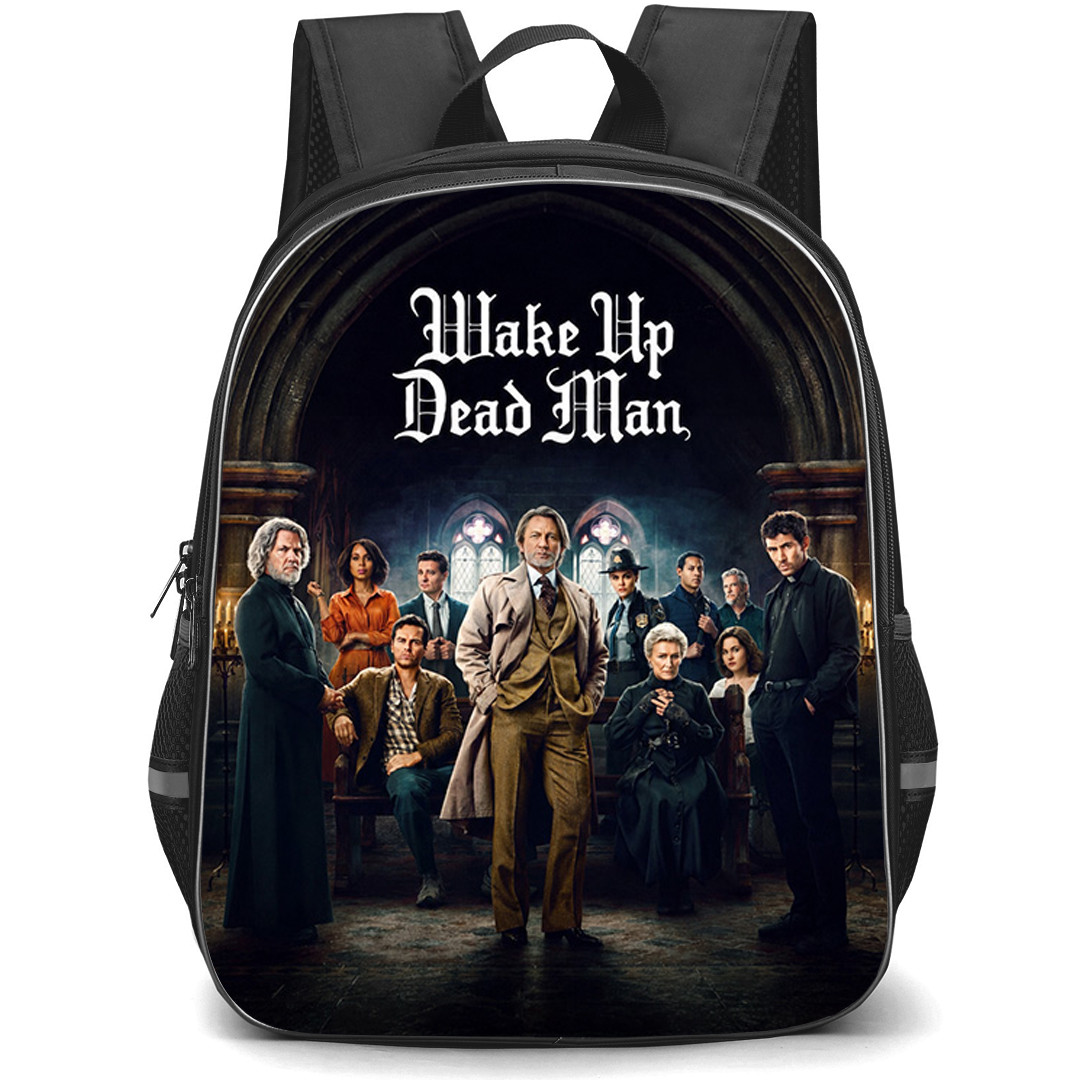 Wake Up Dead Man Backpack School Bag StudentPack - Wake Up Dead Man 2025 Official Poster