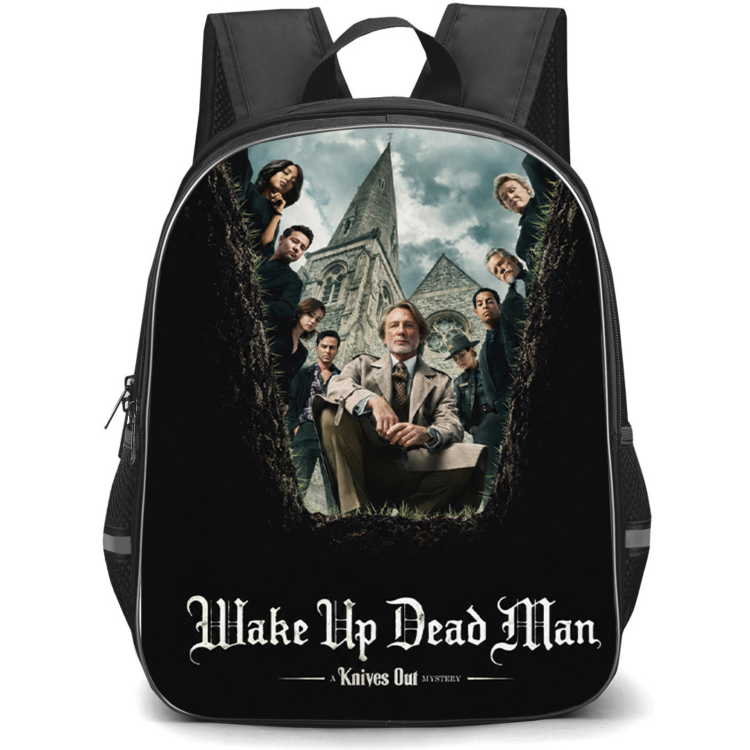 Wake Up Dead Man Backpack School Bag StudentPack - Wake Up Dead Man Grave POV Cast Poster