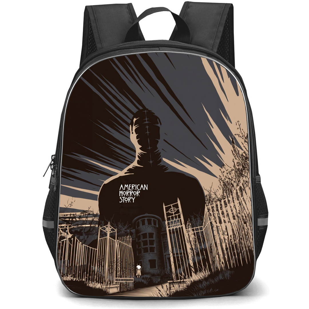 American Horror Story Backpack School Bag StudentPack - American Horror Story Gate Retro Vector Art Poster