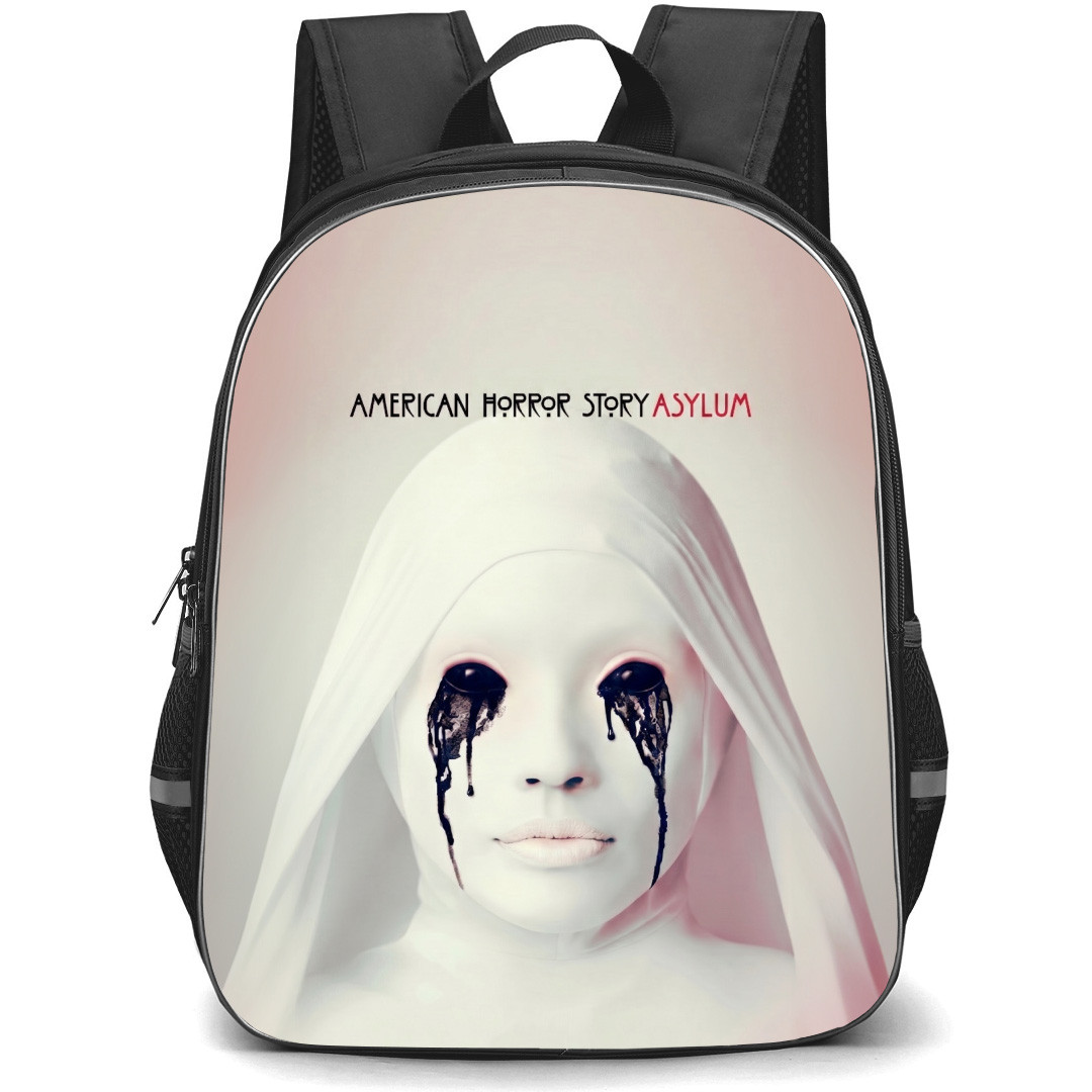 American Horror Story Backpack School Bag StudentPack - American Horror Story White Nun Crying Series Poster