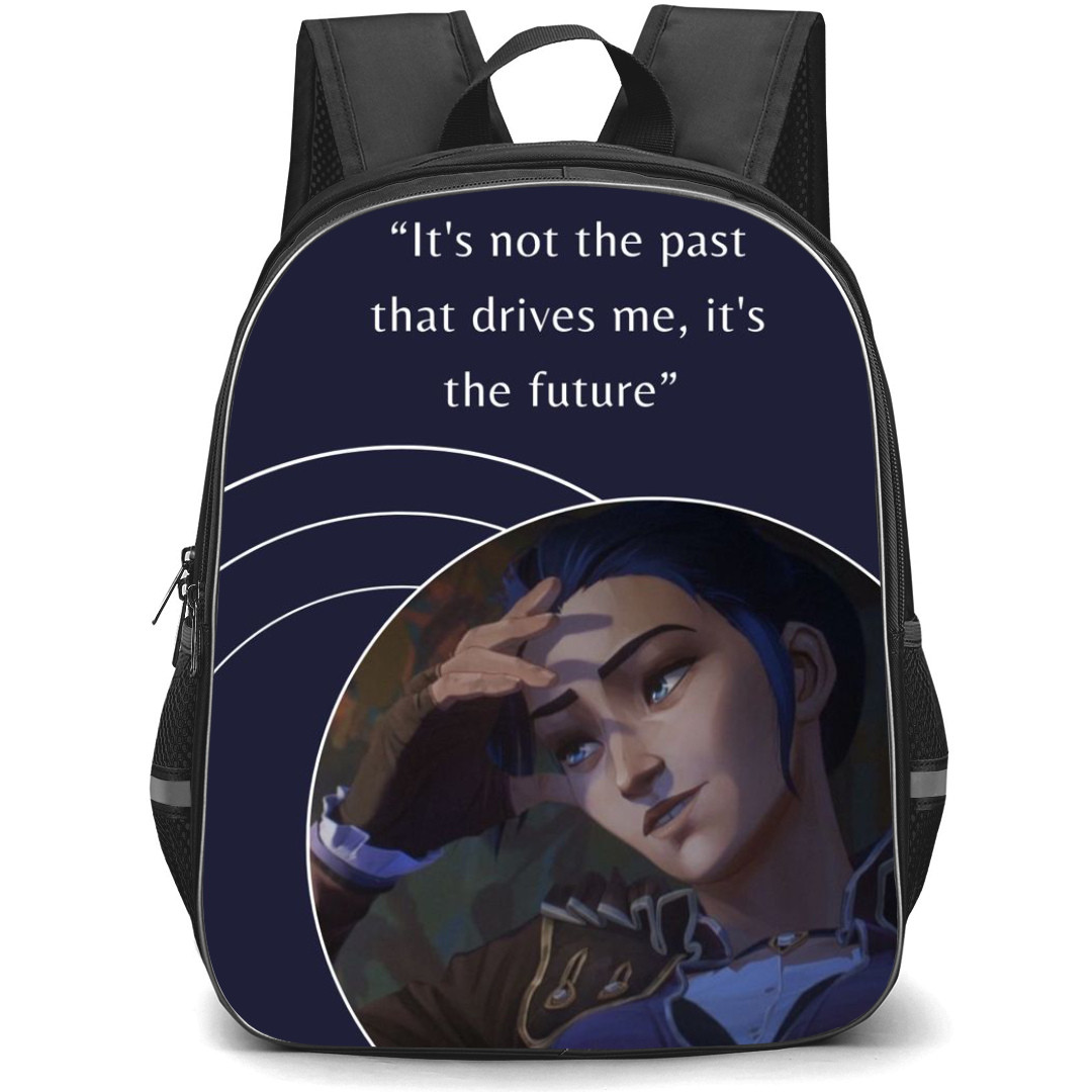 Arcane Backpack StudentPack - Arcane Its Not The Past That Drives Me Quote Poster