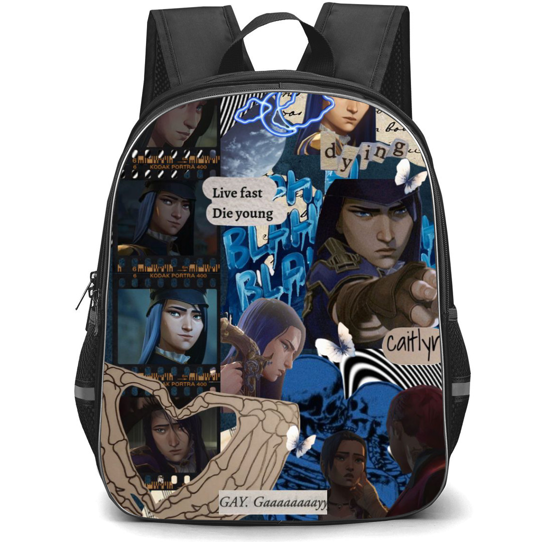 Arcane Backpack StudentPack - Arcane Live Fast Die Young Collage