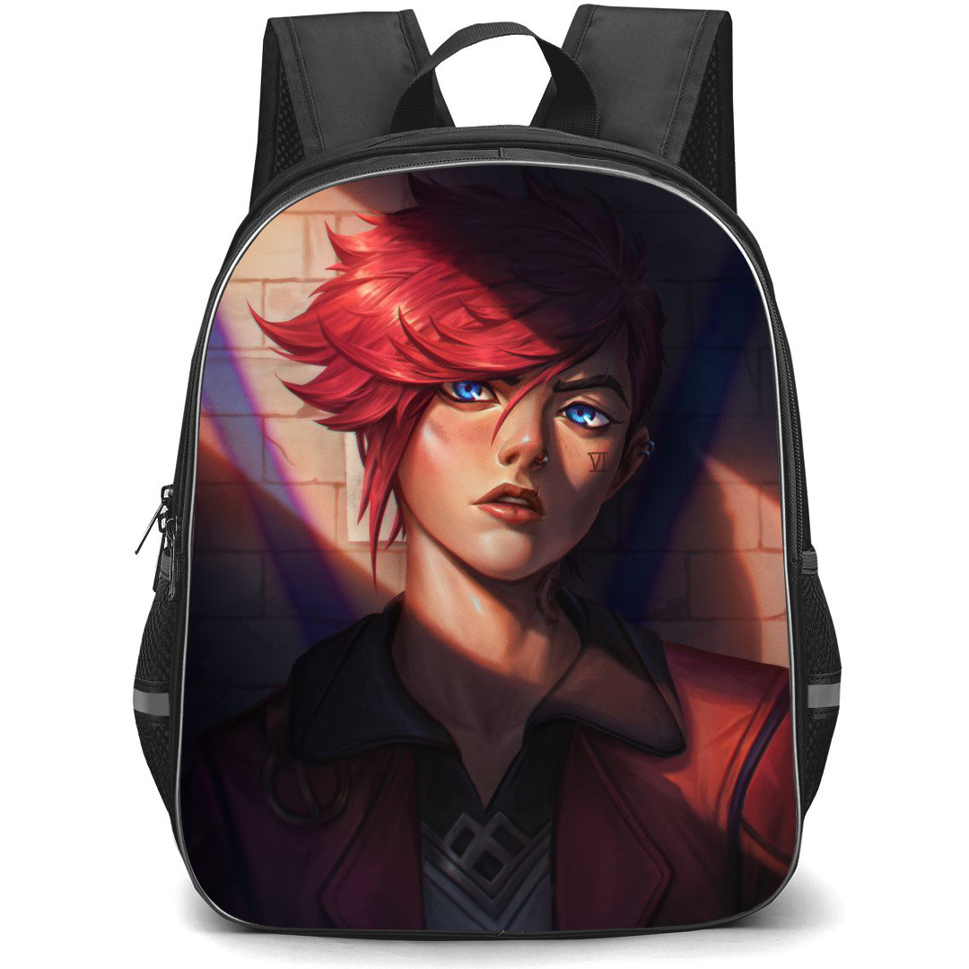 Arcane Backpack StudentPack - Arcane Vi Portrait Shadow Effect Poster