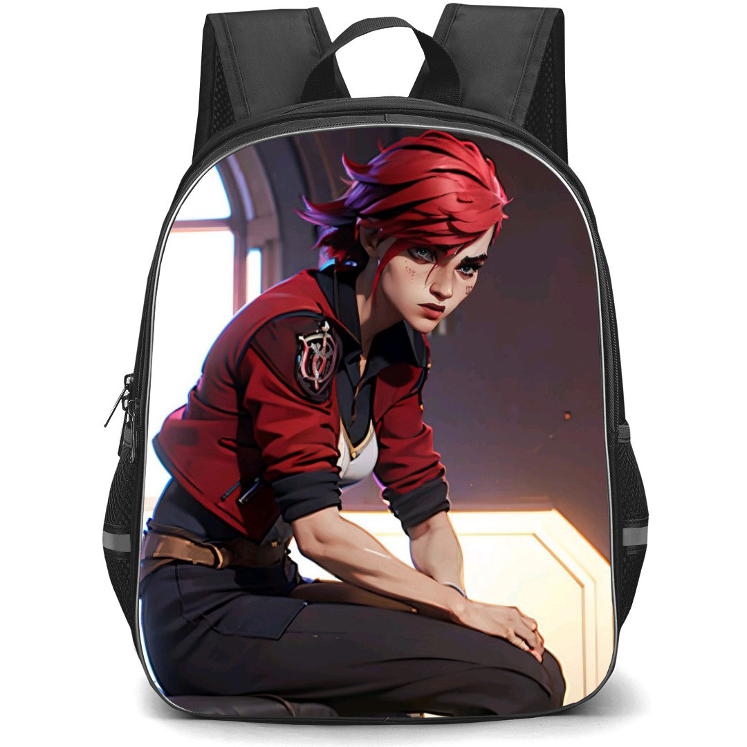 Arcane Backpack StudentPack - Arcane Vi Sitting On A Chair Poster