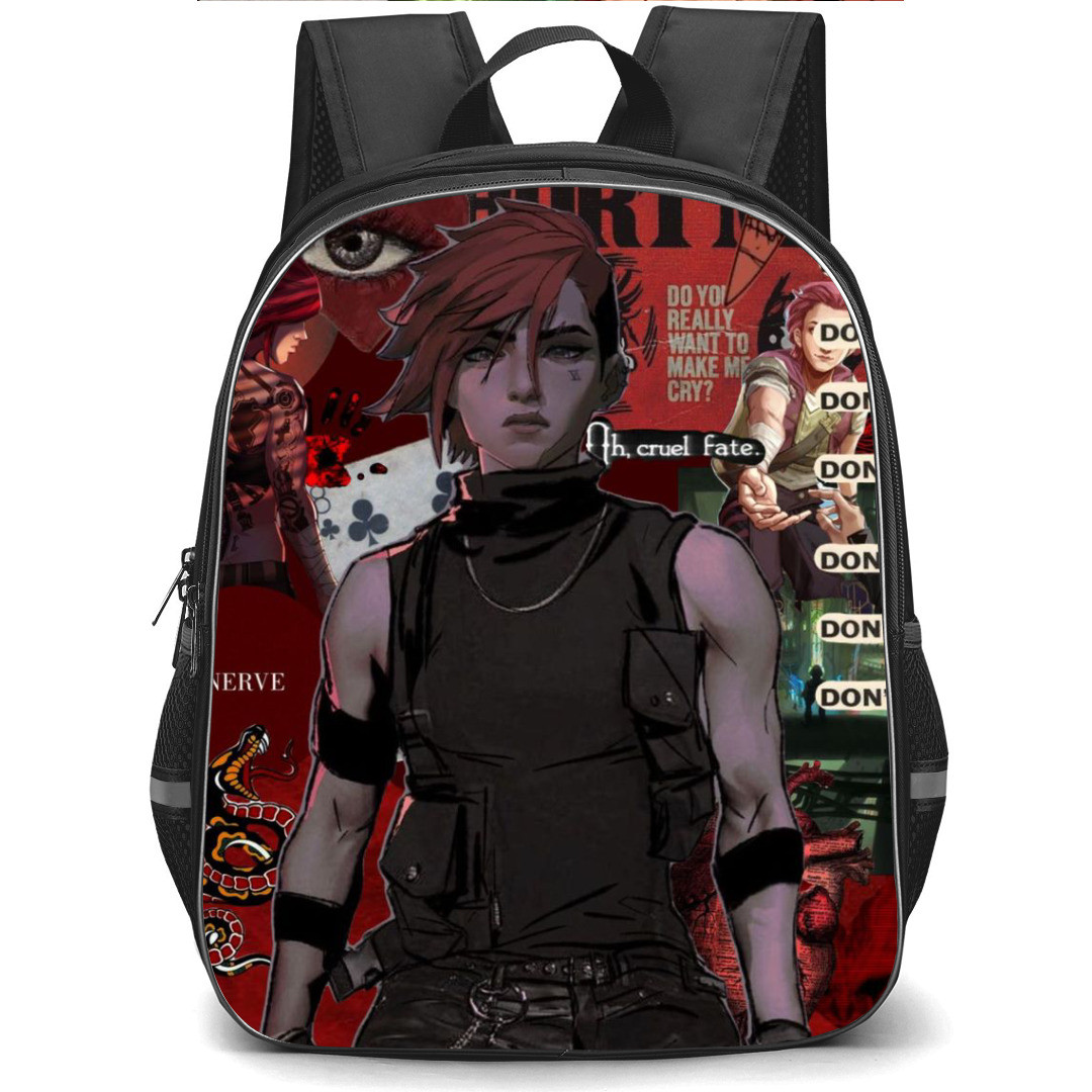 Arcane Backpack StudentPack - Arcane Vi Standing Art On Graphic Background