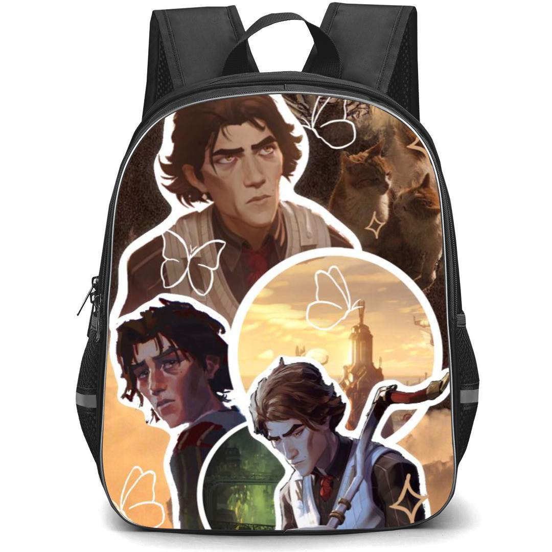 Arcane Backpack StudentPack - Arcane Viktor Fan Made Portrait Art