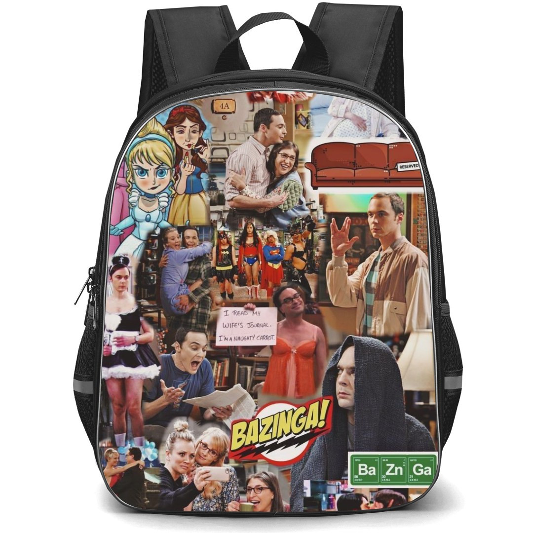 The Big Bang Theory Backpack StudentPack - The Big Bang Theory Fan Made Collage Poster