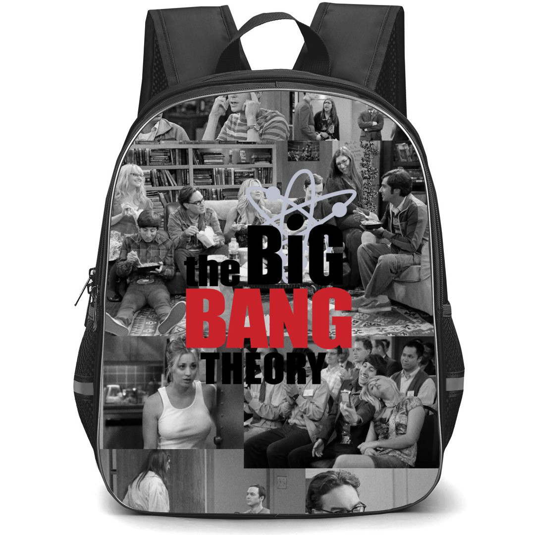 The Big Bang Theory Backpack StudentPack - The Big Bang Theory Grayscale Collage Poster