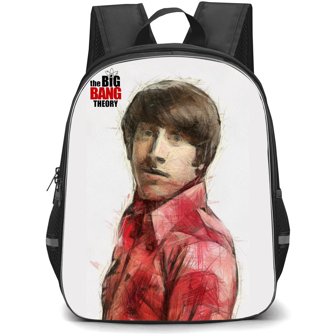 The Big Bang Theory Backpack StudentPack - Howard Wolowitz Side Portrait Sketch Art