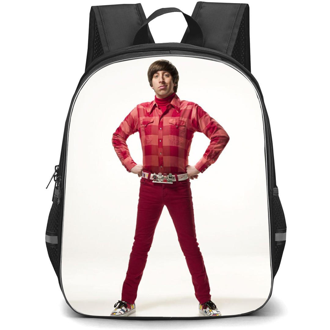 The Big Bang Theory Backpack StudentPack - Howard Wolowitz Standing On White Background