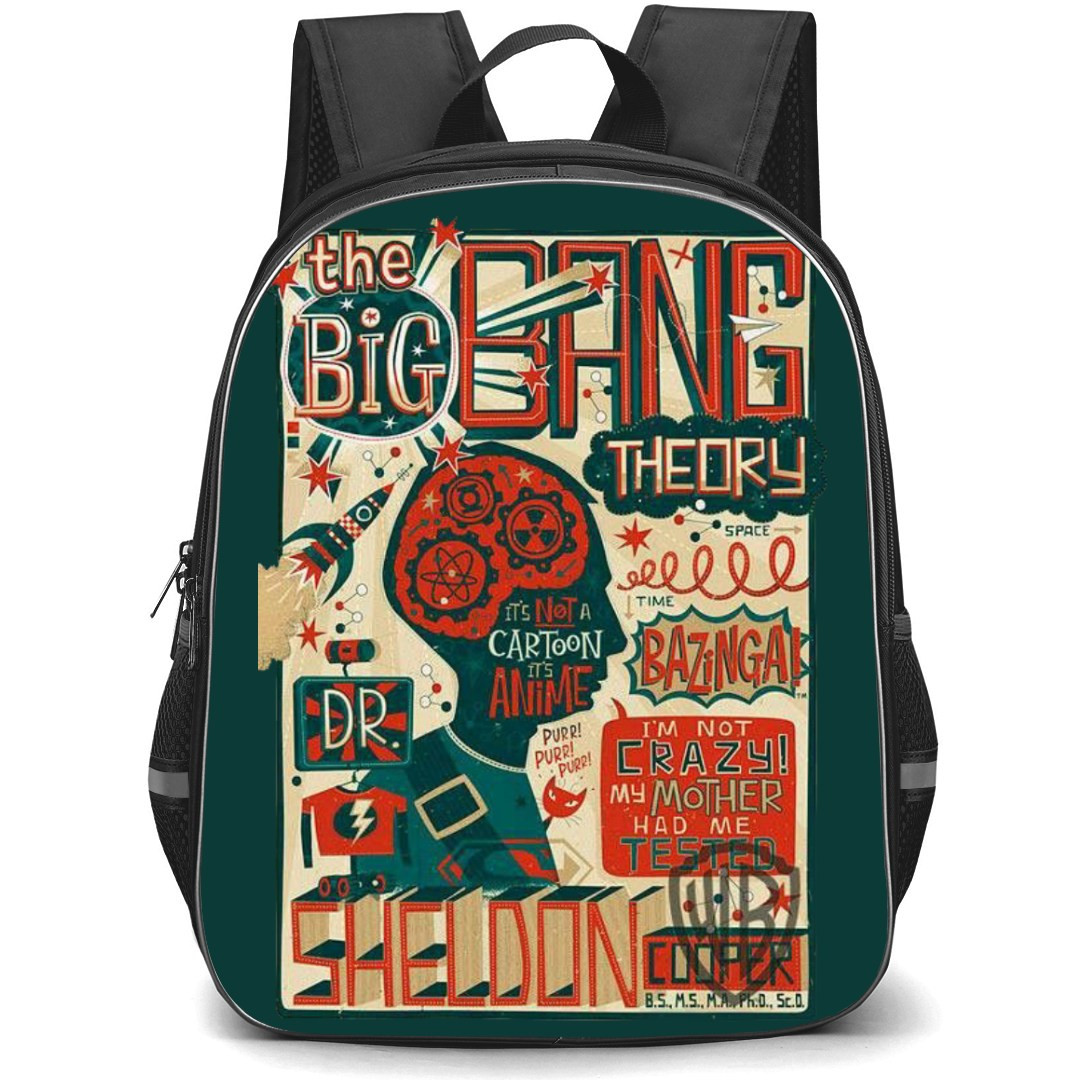 The Big Bang Theory Backpack StudentPack - The Big Bang Theory Its Not A Cartoon It Anime Poster