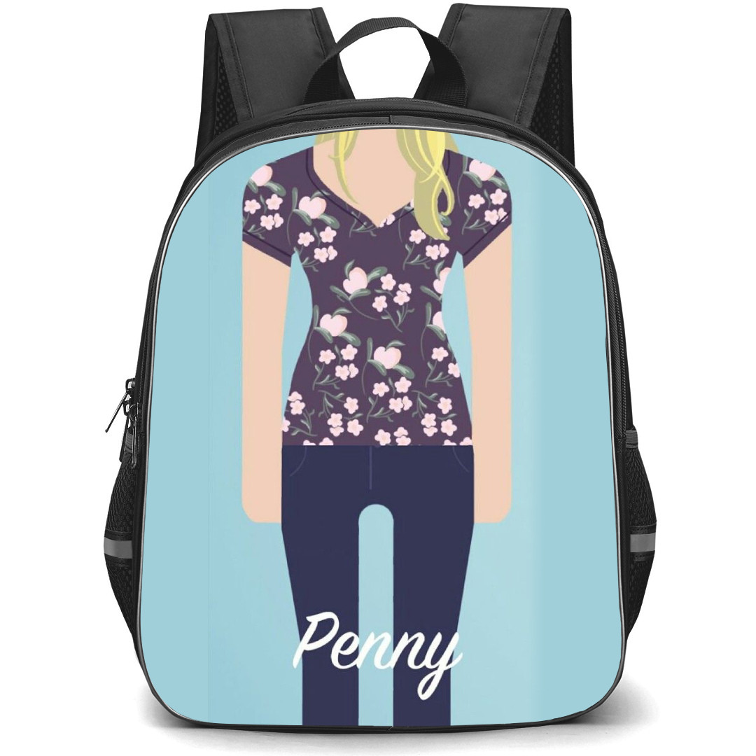 The Big Bang Theory Backpack StudentPack - Penny Faceless Illustration Art