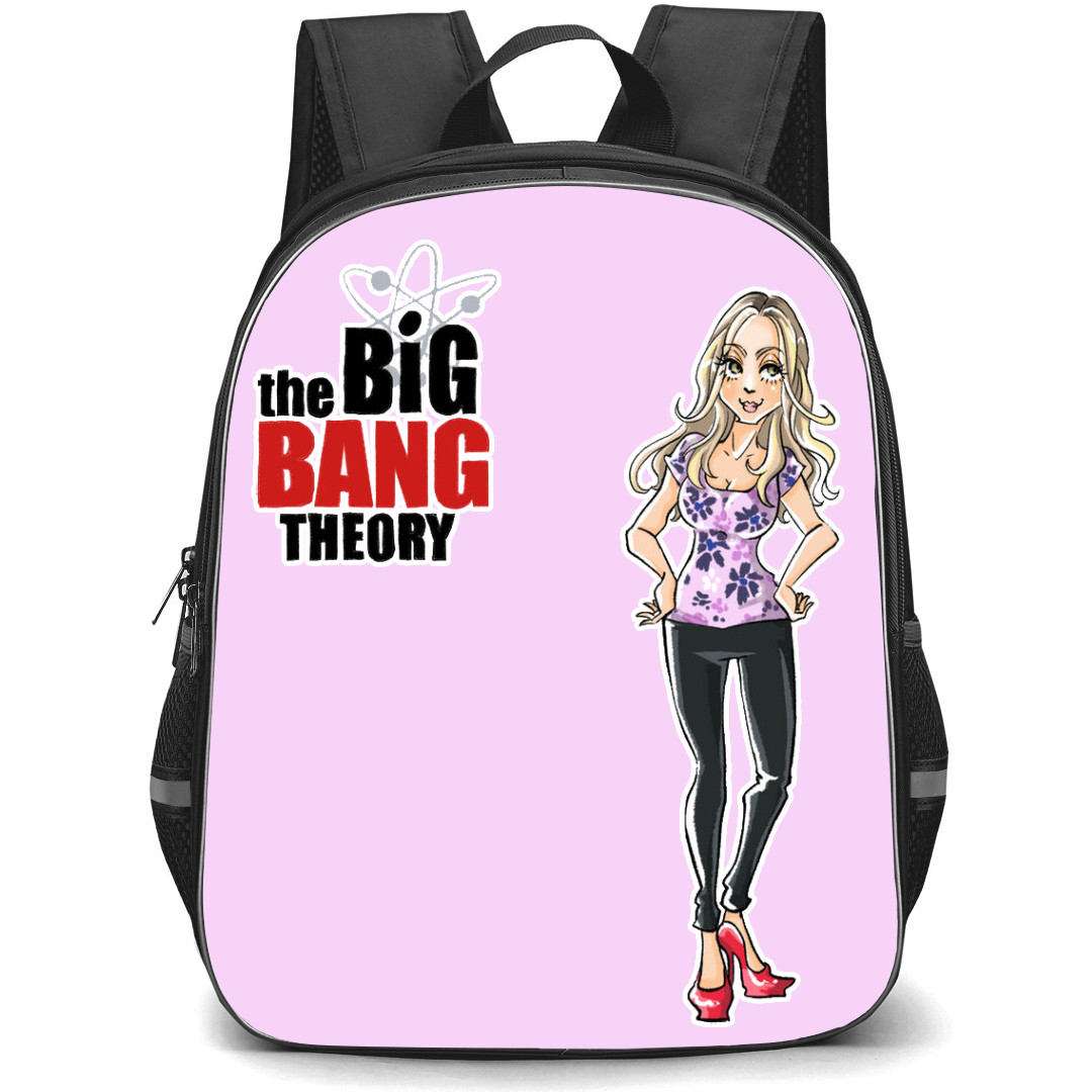The Big Bang Theory Backpack StudentPack - Penny Standing Cartoon Art On White Background