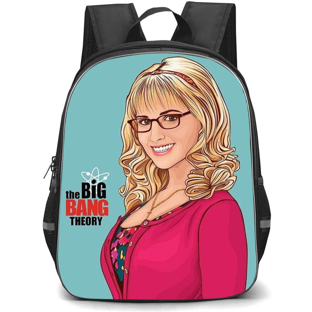 The Big Bang Theory Backpack StudentPack - The Big Bang Theory Bernadette Rostenkowski Side Portrait Cartoon Art