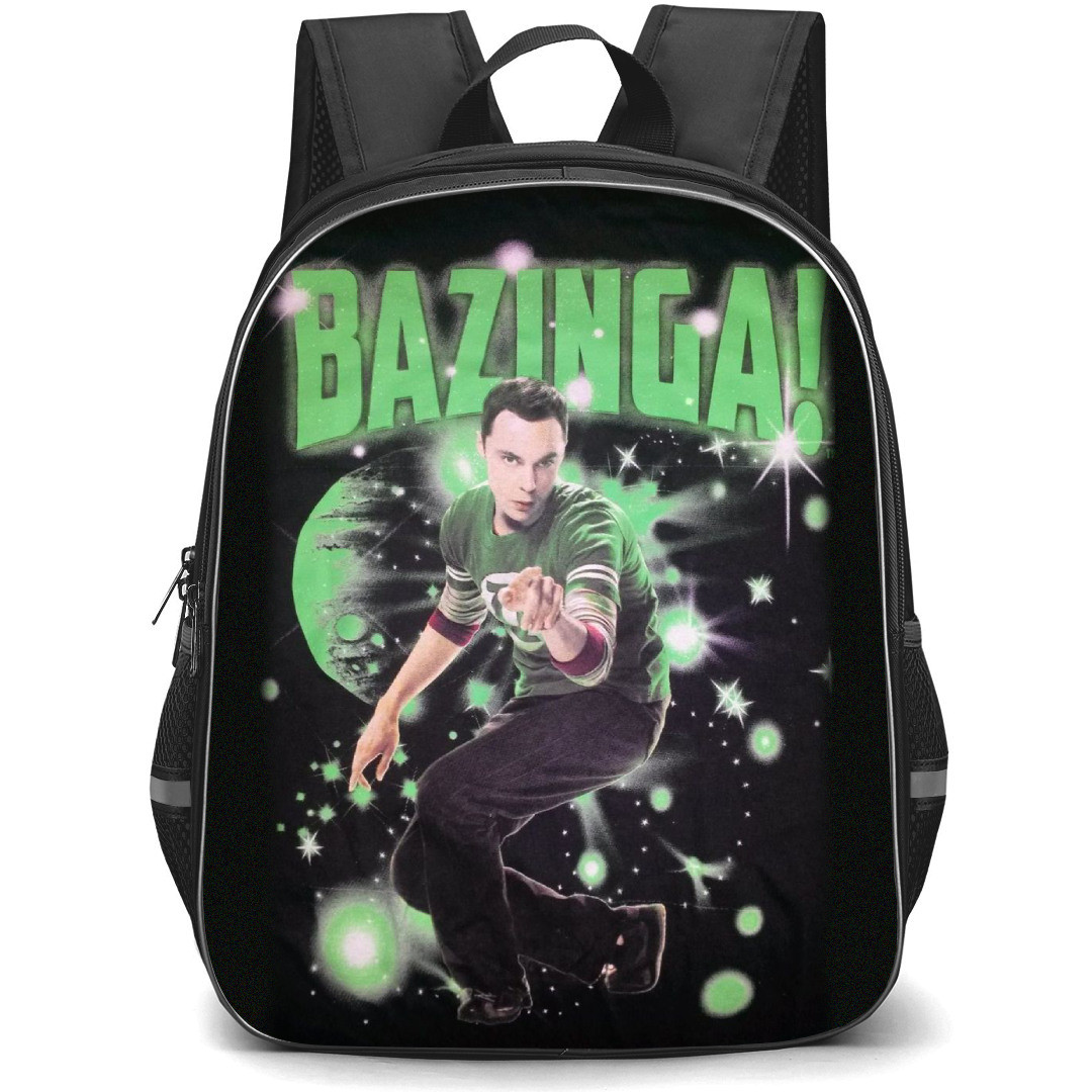 The Big Bang Theory Backpack StudentPack - Sheldon Cooper Bazinga Poster