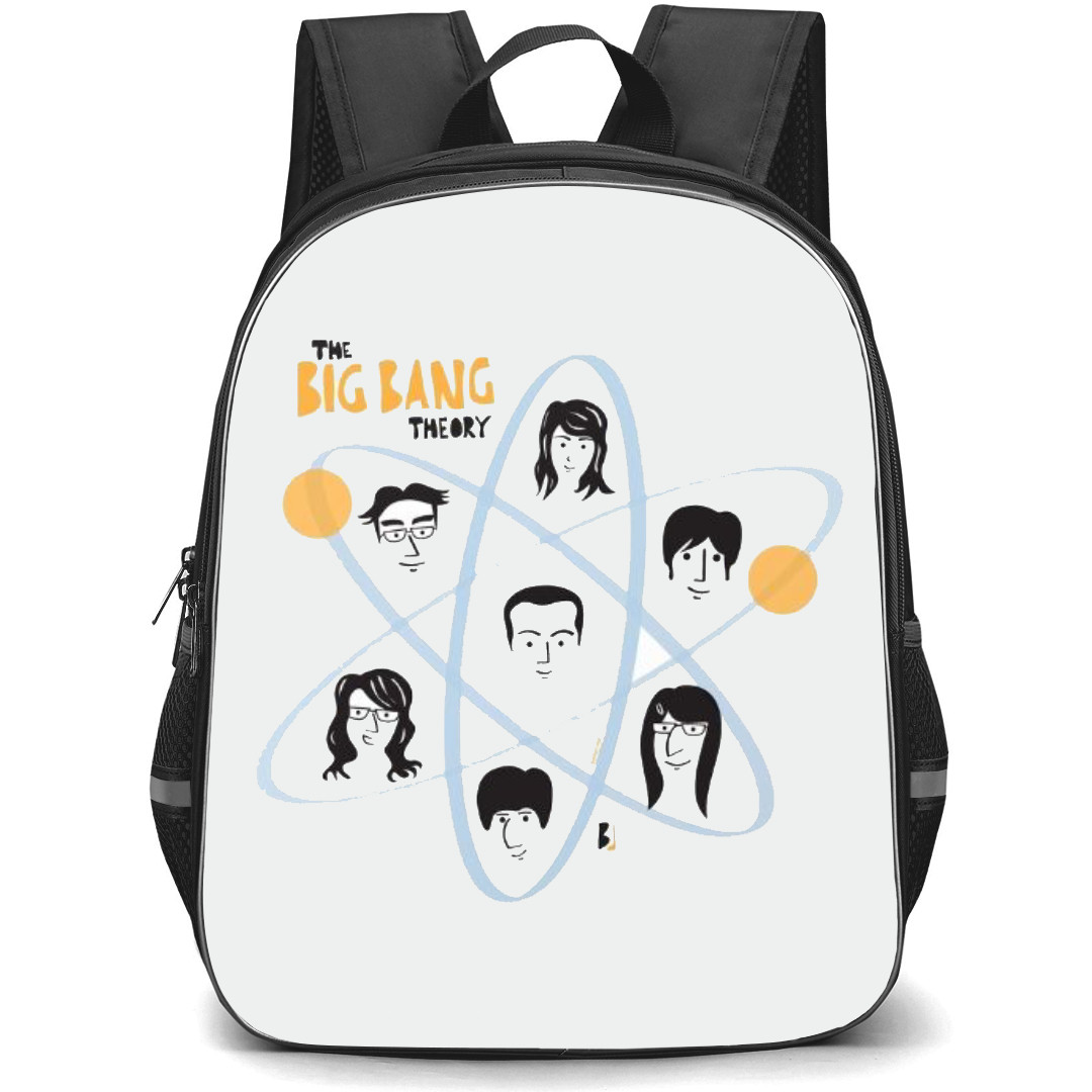The Big Bang Theory Backpack StudentPack - The Big Bang Theory Character Face In Atom Icon