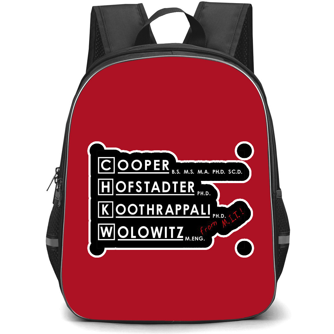 The Big Bang Theory Backpack StudentPack - The Big Bang Theory Character Title Sticker