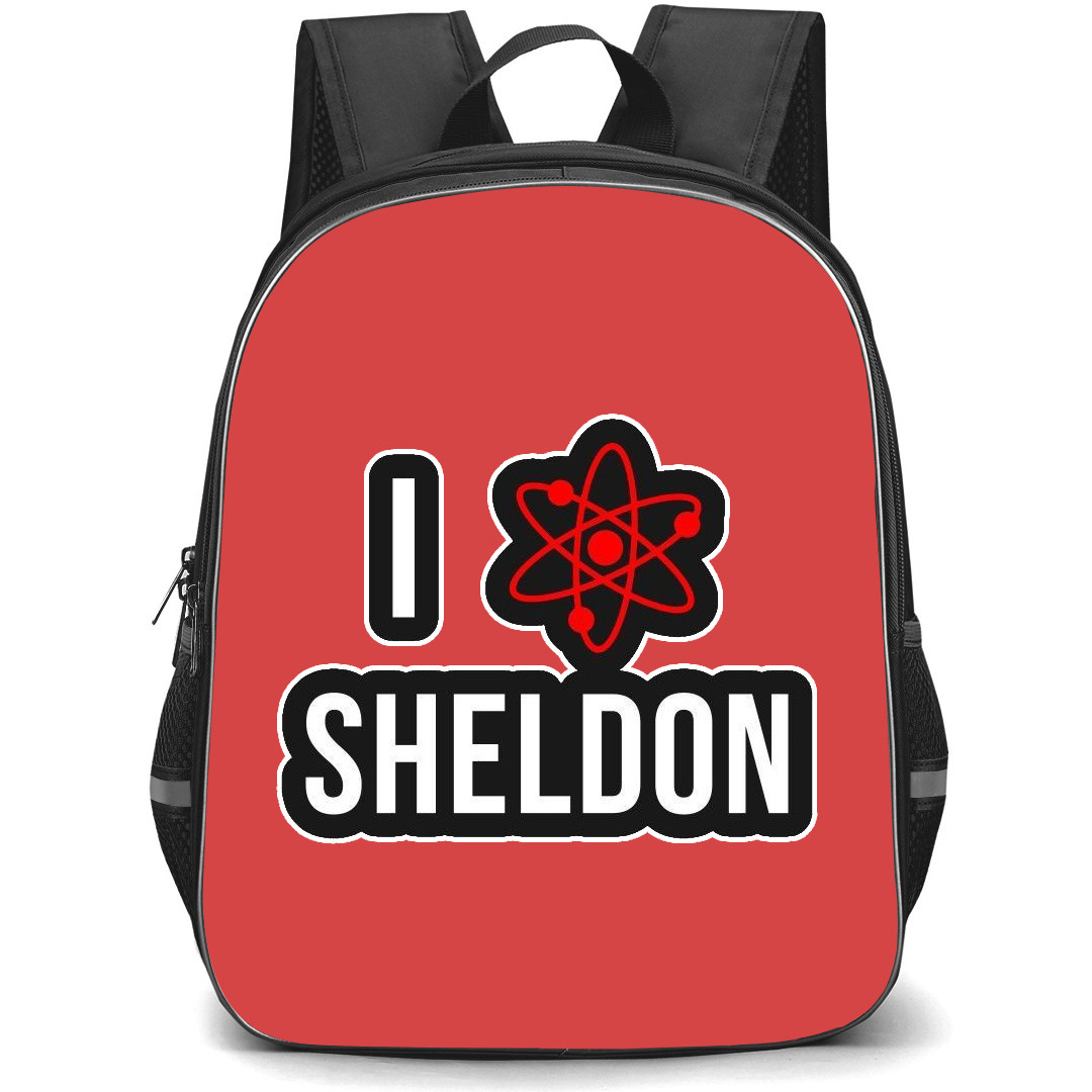 The Big Bang Theory Backpack StudentPack - Sheldon Cooper I Love Sheldon Sticker