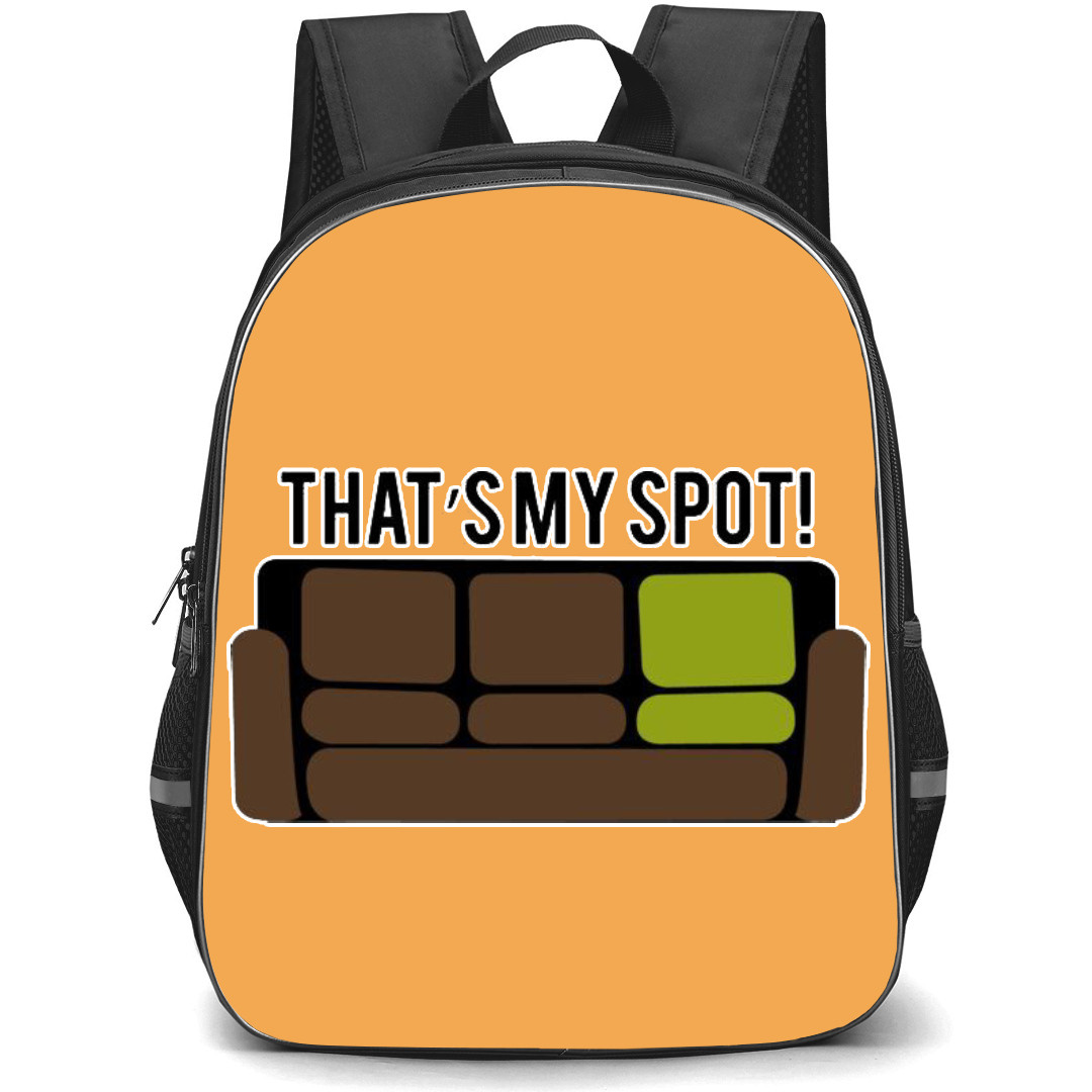 The Big Bang Theory Backpack StudentPack - The Big Bang Theory Thats My Spot Sticker