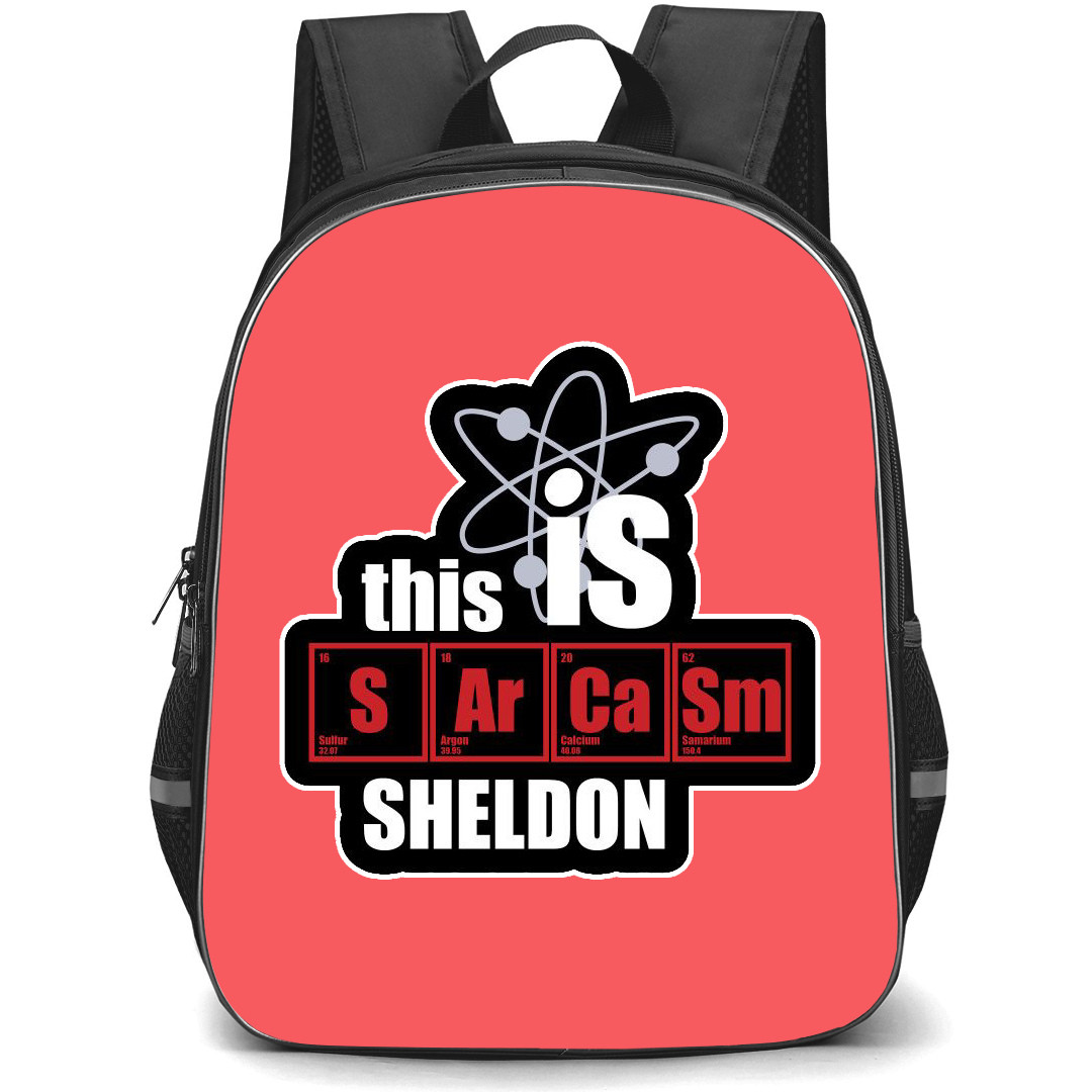 The Big Bang Theory Backpack StudentPack - Sheldon Cooper This is Sarcasm Sheldon Sticker