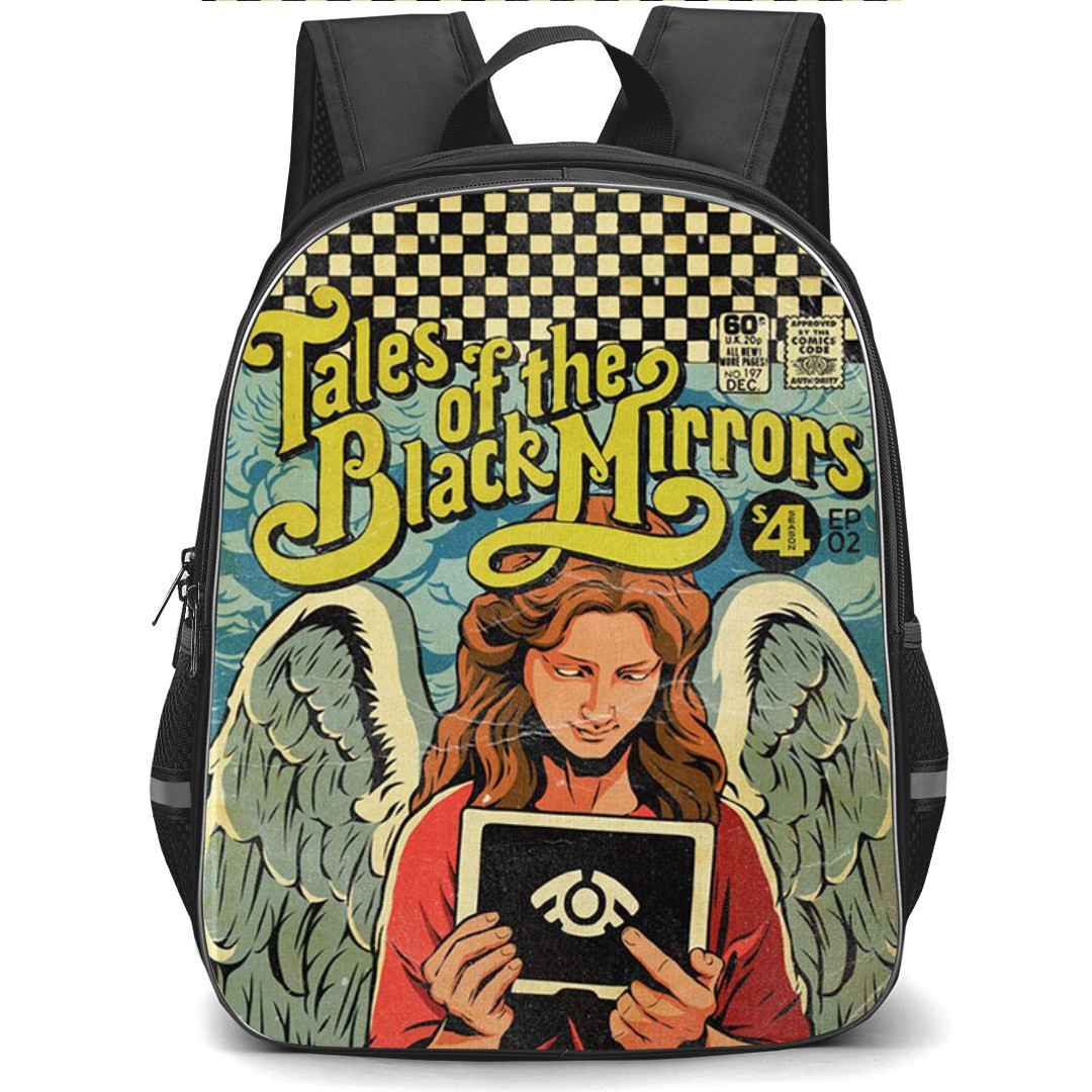 Black Mirror Backpack StudentPack - Black Mirror Arkangel Mother Will Project You Season 04 Episode 02 Poster