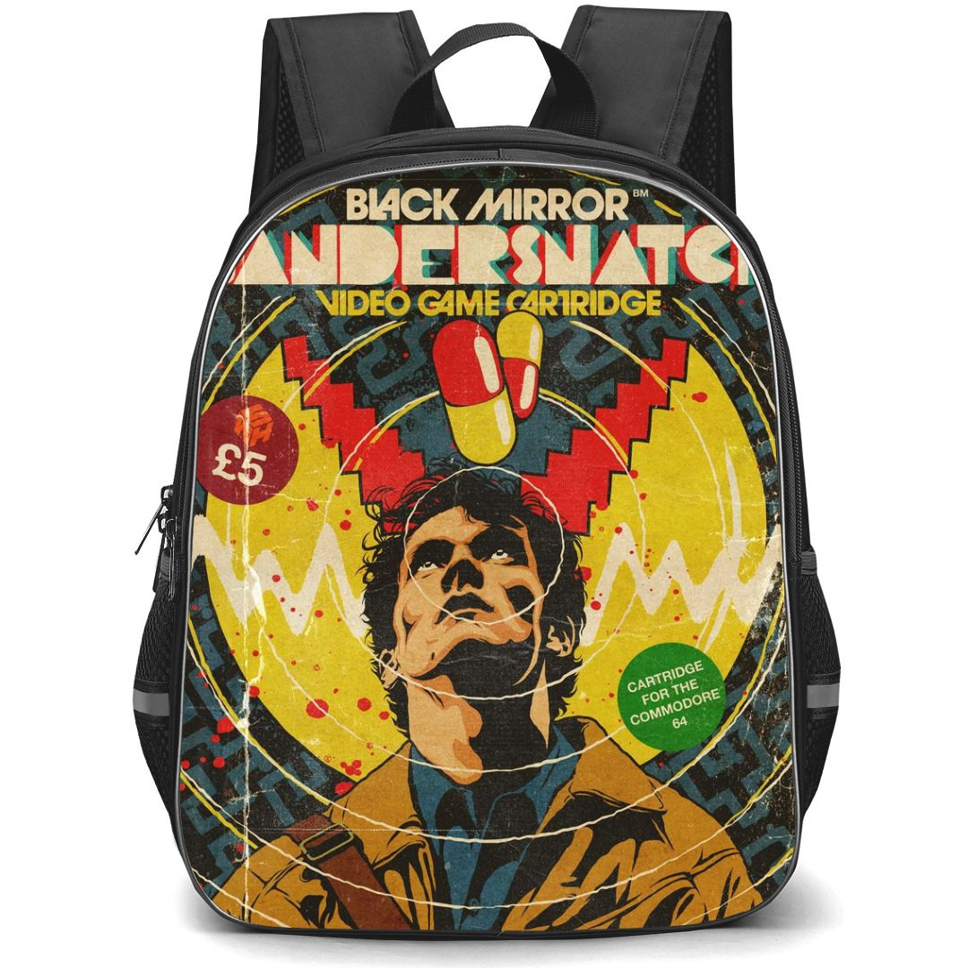 Black Mirror Backpack StudentPack - Black Mirror Bandersnatch Season 05 Poster