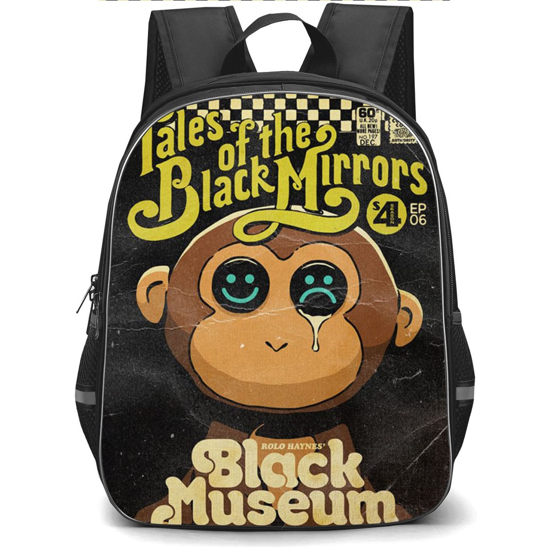 Black Mirror Backpack StudentPack - Black Mirror Black Museum Season 04 Episode 06 Poster