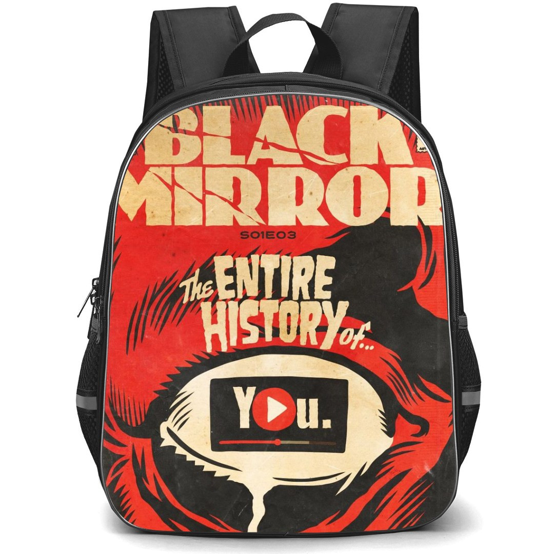 Black Mirror Backpack StudentPack - Black Mirror The Entire History of You Season 01 Episode 03 Poster