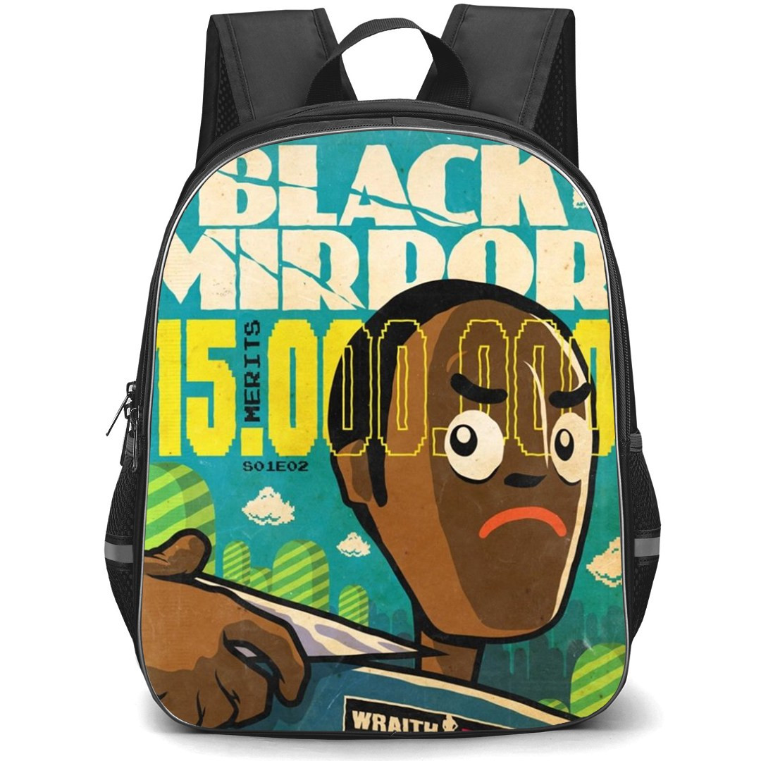 Black Mirror Backpack StudentPack - Black Mirror Fifteen Million Merits Season 01 Episode 02 Poster