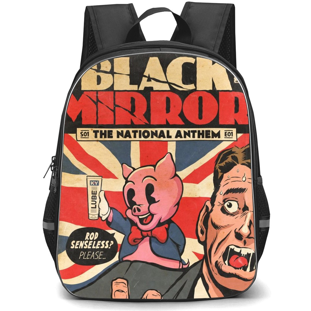 Black Mirror Backpack StudentPack - Black Mirror The National Anthem Season 01 Episode 01 Poster