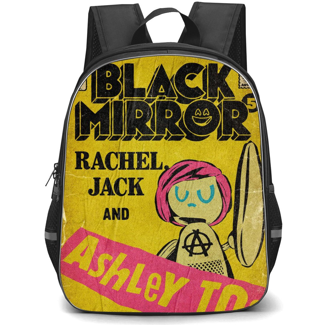 Black Mirror Backpack StudentPack - Black Mirror Rachel Jack And Ashley Too Season 05 Poster