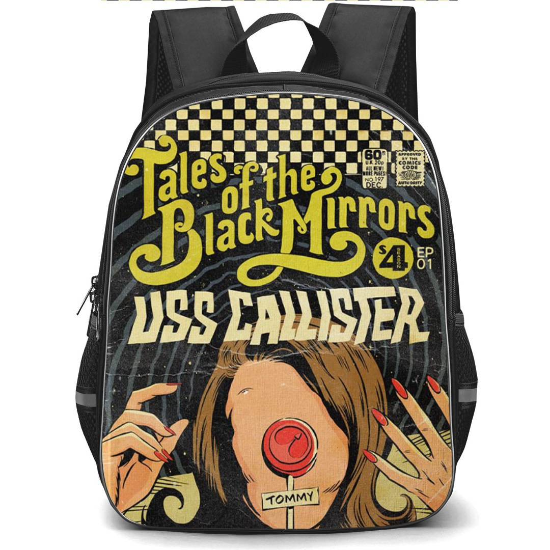 Black Mirror Backpack StudentPack - Black Mirror USS Callister Season 04 Episode 01 Poster