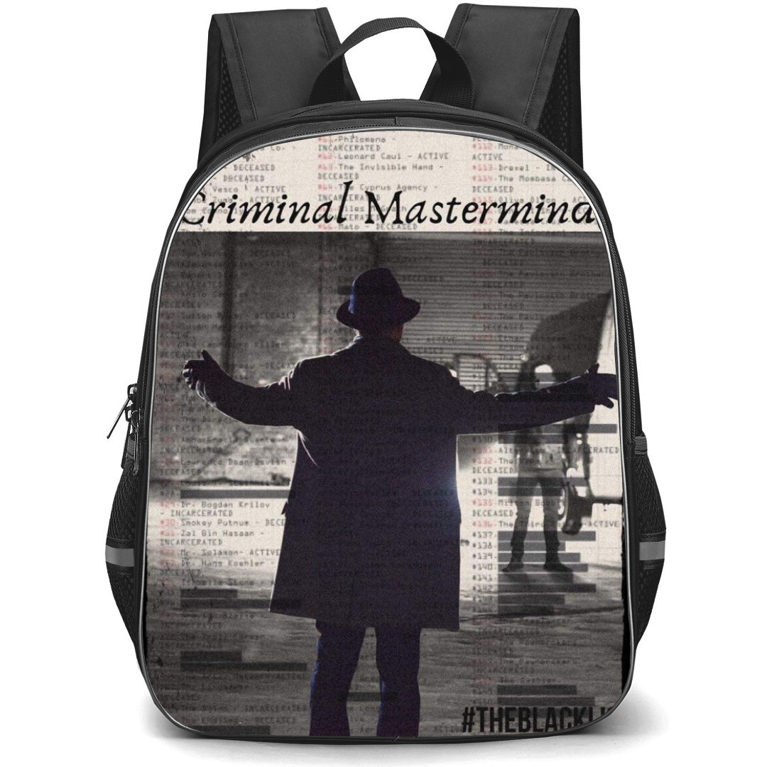 The Blacklist Backpack StudentPack - The Blacklist Criminal Mastermind Retro Poster