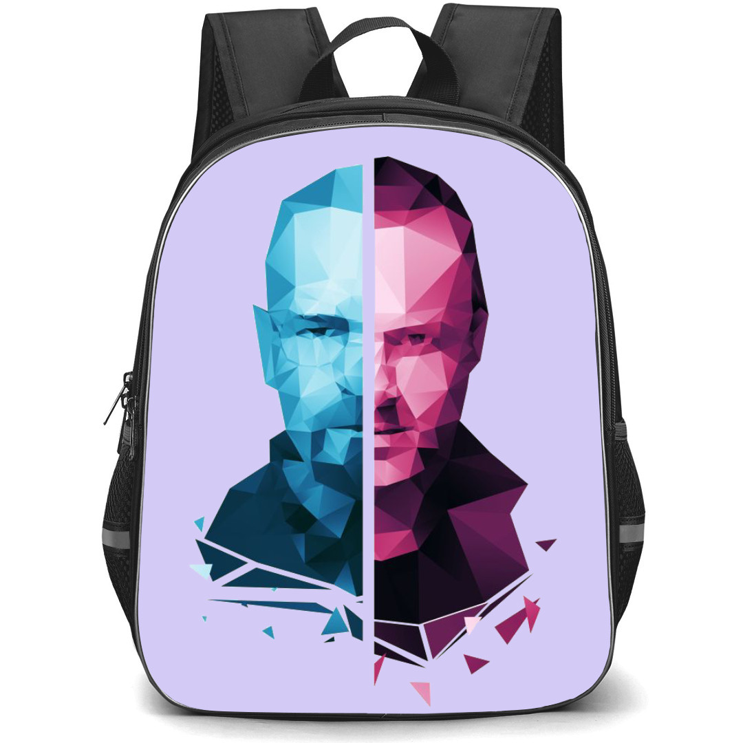 Breaking Bad Backpack StudentPack - Jesse Pinkman Polygon Portrait Art