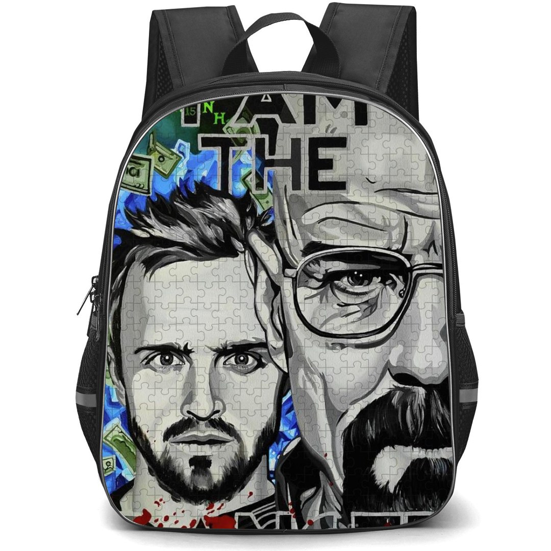 Breaking Bad Backpack StudentPack - Jesse Pinkman Bitch Illustration On Graphic Art