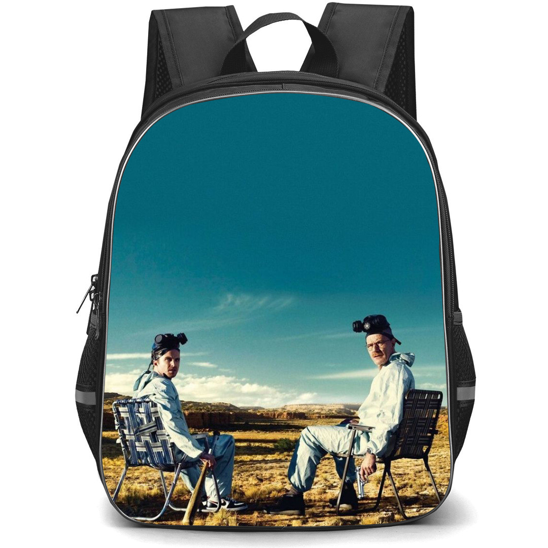 Breaking Bad Backpack StudentPack - Walter White Holding Burning Money Bundle Poster