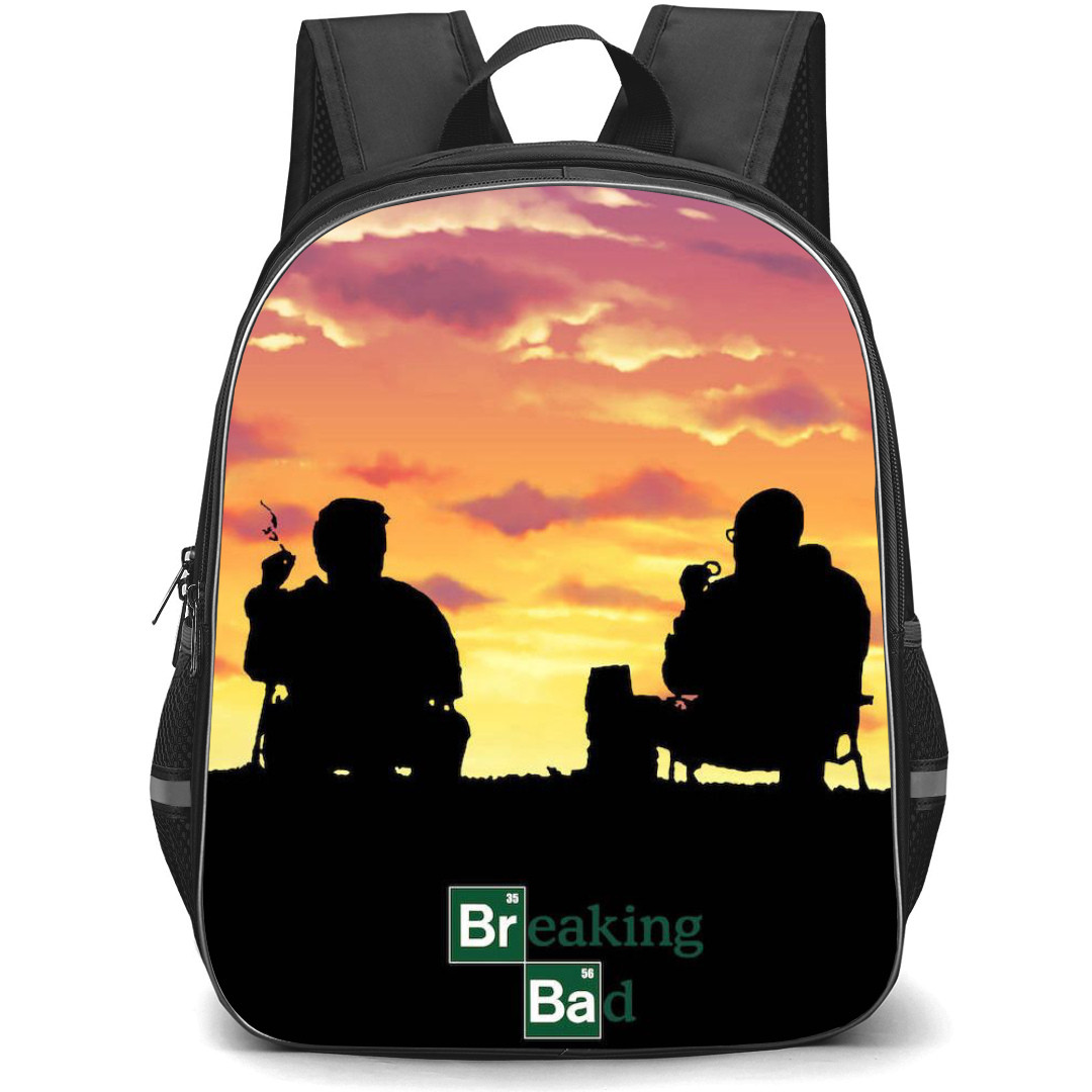 Breaking Bad Backpack StudentPack - Walter White Say My Name Gray Poster