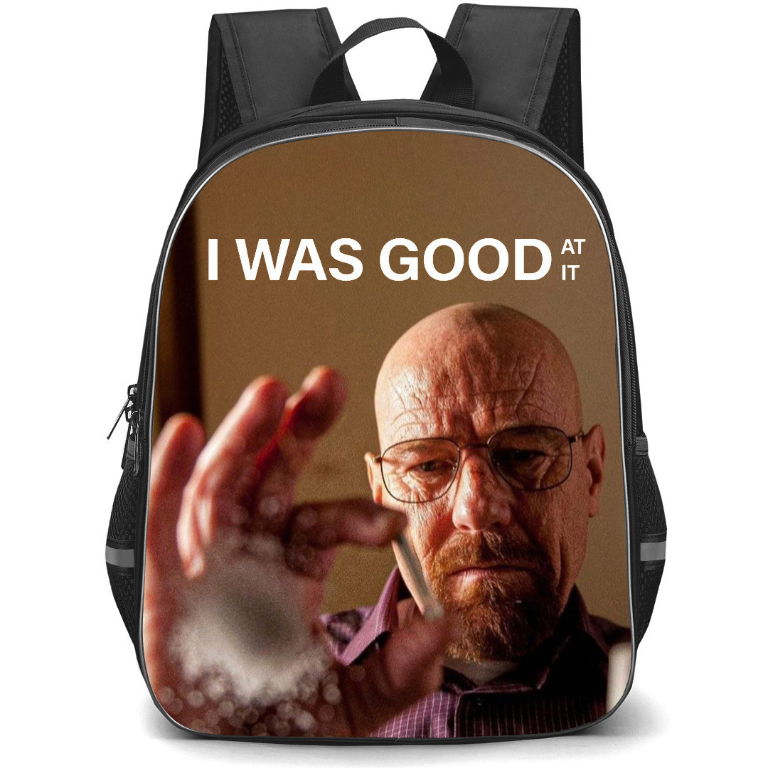 Breaking Bad Backpack StudentPack - Breaking Bad Heisenberg Logo On Black Background