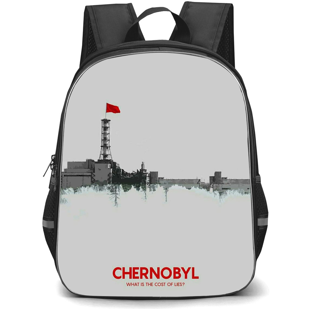 Chernobyl Backpack StudentPack - Chernobyl What is The Cost of Lies Minimalist Poster