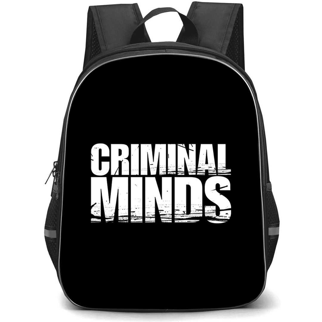 Criminal Minds Backpack School Bag StudentPack - Criminal Minds Distressed Minimalist Logo Sticker