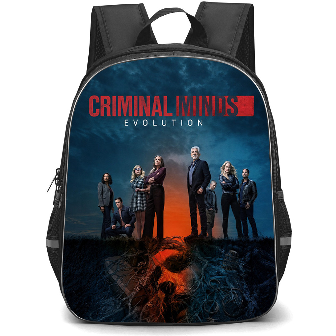 Criminal Minds Backpack School Bag StudentPack - Criminal Minds Evolution BAU Team Poster