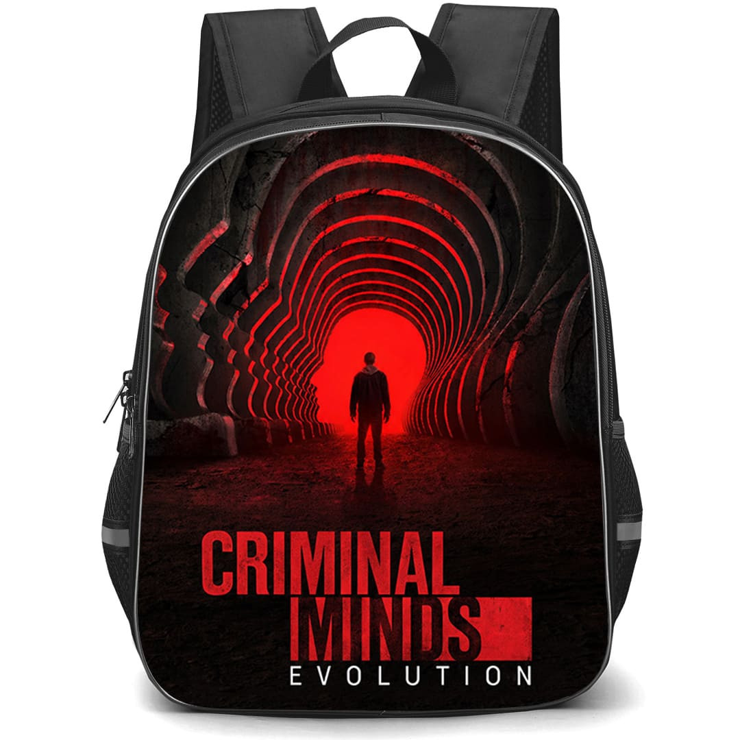 Criminal Minds Backpack School Bag StudentPack - Criminal Minds Evolution Red Tunnel Key Art Poster