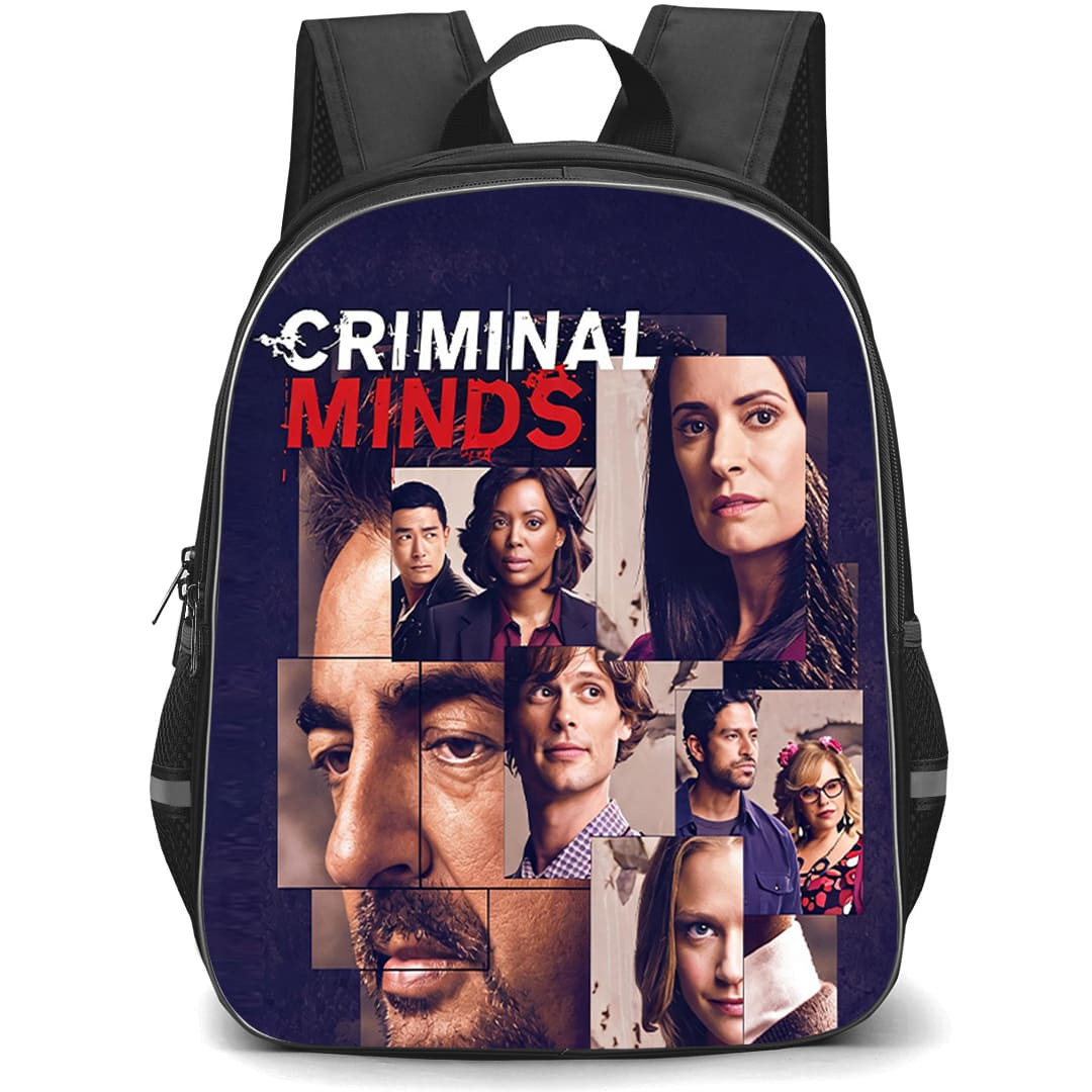 Criminal Minds Backpack School Bag StudentPack - Criminal Minds Team Collage Key Art Poster