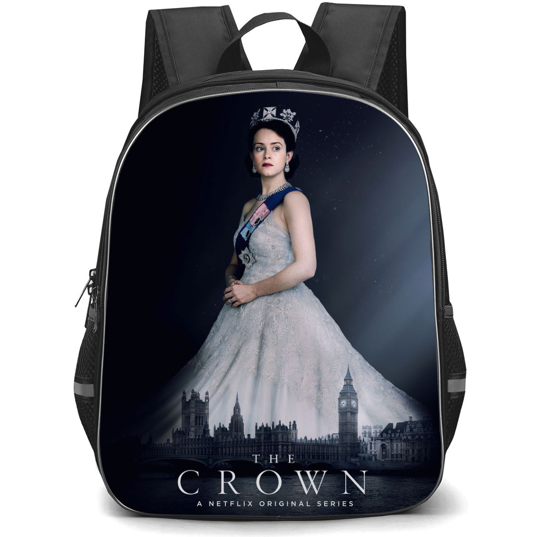 The Crown Backpack StudentPack - Claire Foy Standing On Netflix Series Poster