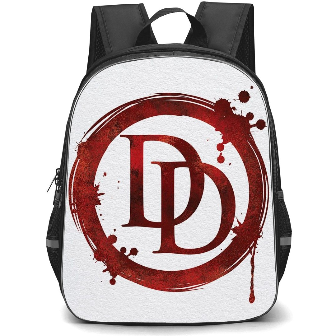 Daredevil Backpack StudentPack - Daredevil Cool Logo On White Background