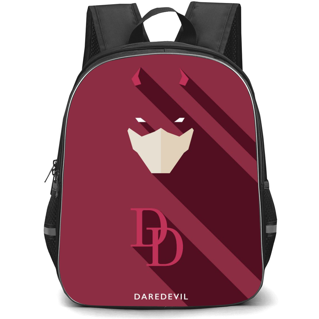 Daredevil Backpack StudentPack - Daredevil Minimalist Avatar On Red Background