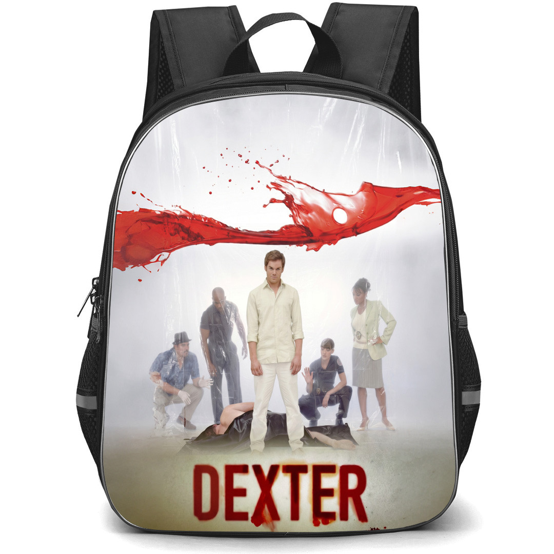 Dexter Backpack School Bag StudentPack - Dexter Characters Blood Series Poster